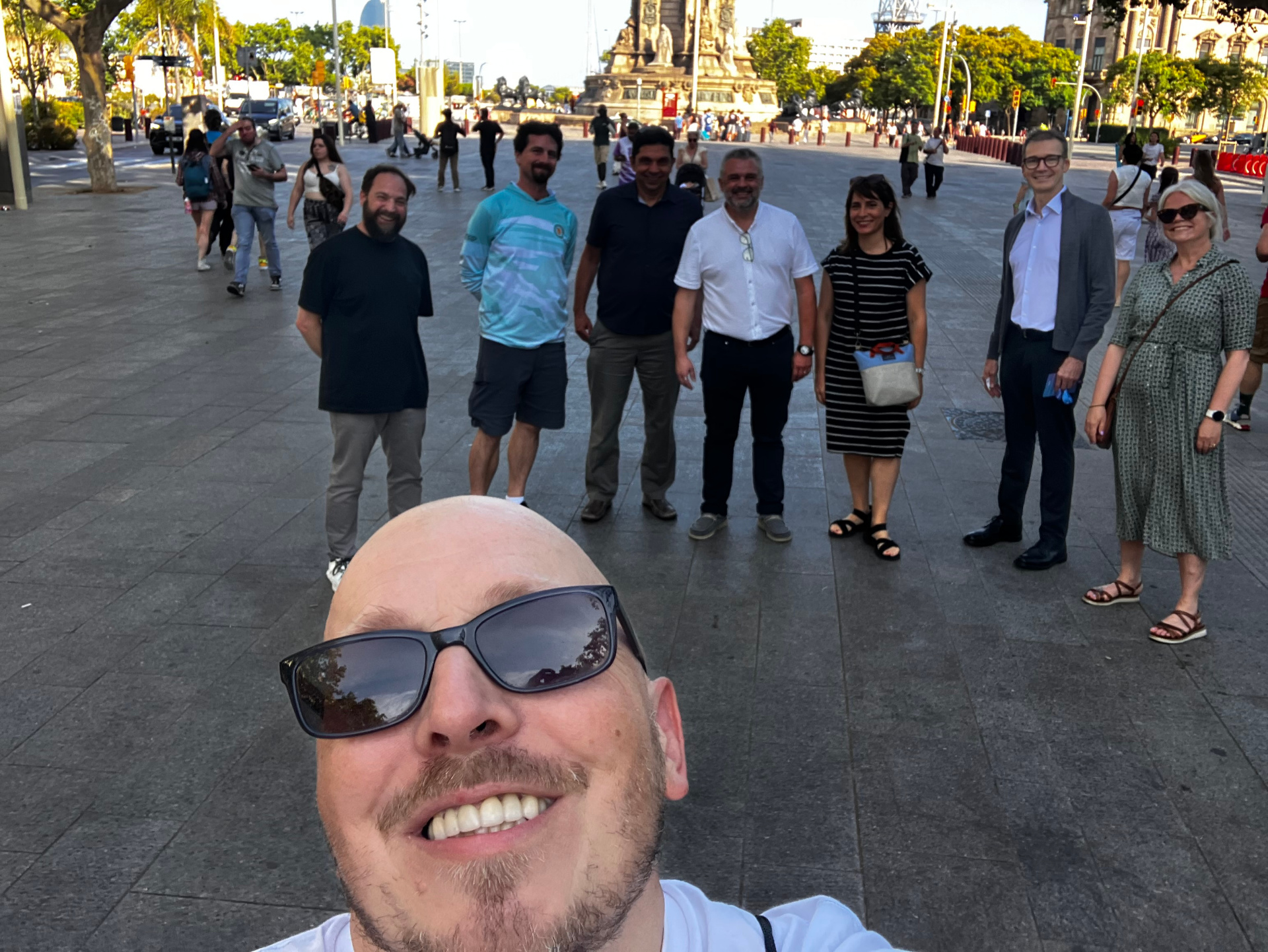Team Mackenzie out and about in Barcelona